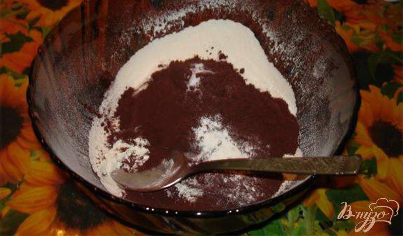 Фото приготовление рецепта: Шоколадный торт без яиц шаг №1
