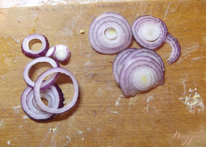 Фото приготовление рецепта: Овощной салат с кальмаром шаг №6