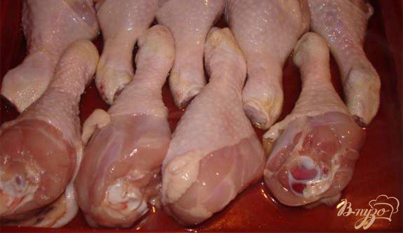 Фото приготовление рецепта: Куриные ножки в жидкой карамели шаг №3