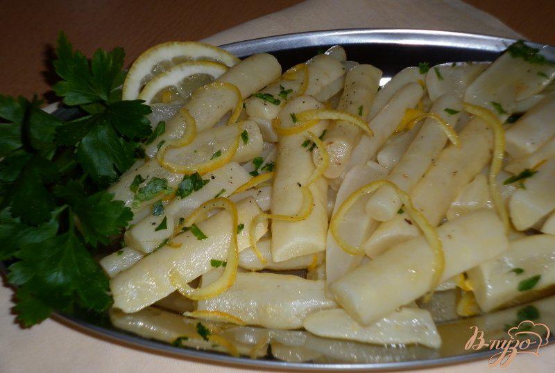 Фото приготовление рецепта: Скорцонера с лимонной цедрой шаг №7