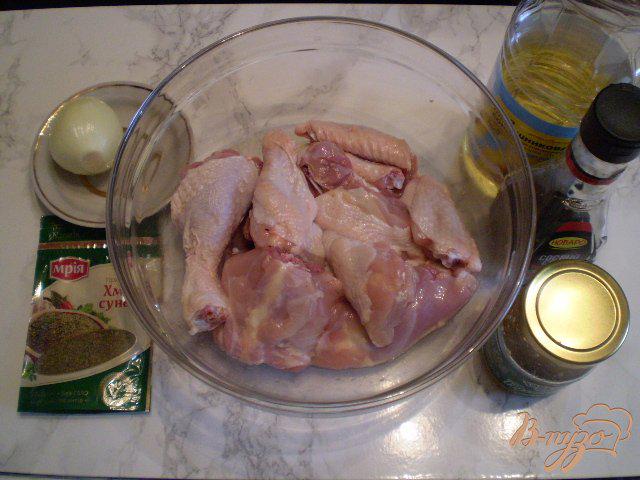 Фото приготовление рецепта: Курица в соевом соусе шаг №1