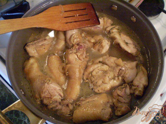 Фото приготовление рецепта: Курица в соевом соусе шаг №6