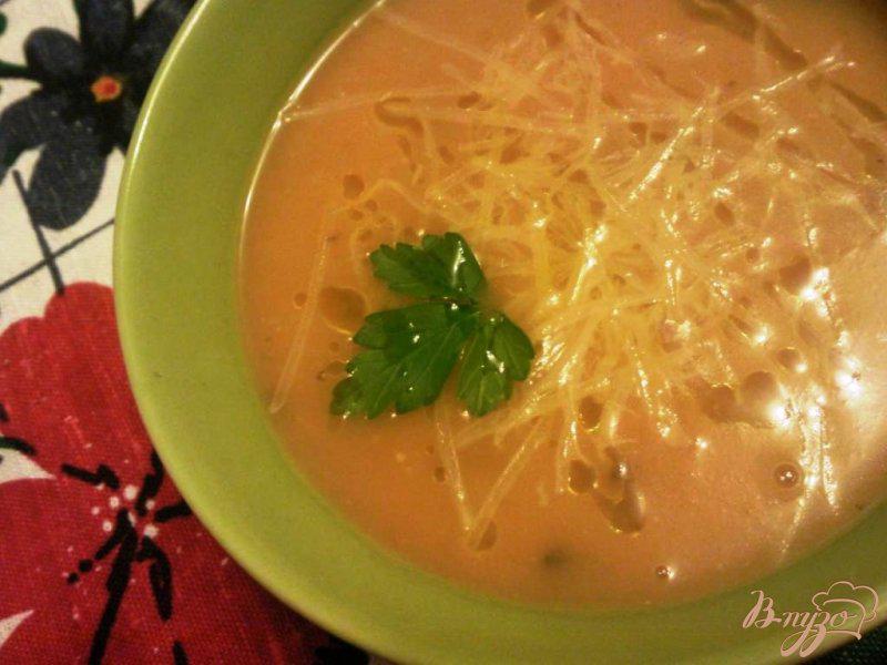 Фото приготовление рецепта: Овощной суп пюре с грибами шаг №8
