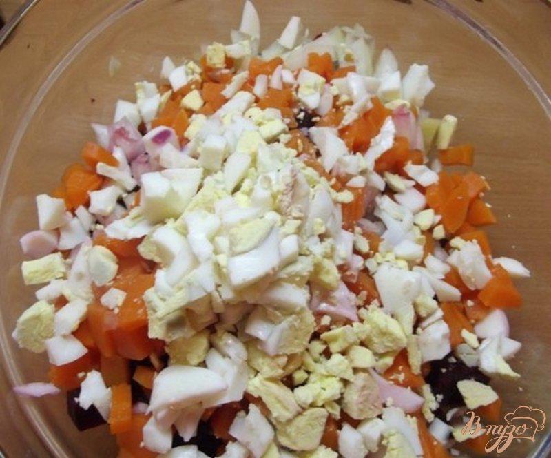 Фото приготовление рецепта: Салат овощной «Сытный» шаг №5