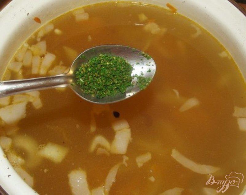 Фото приготовление рецепта: Суп на сале и баранине с гречкой шаг №7