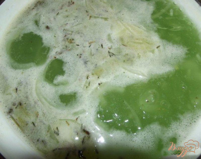 Фото приготовление рецепта: Суп рисовый со шпинатом шаг №6