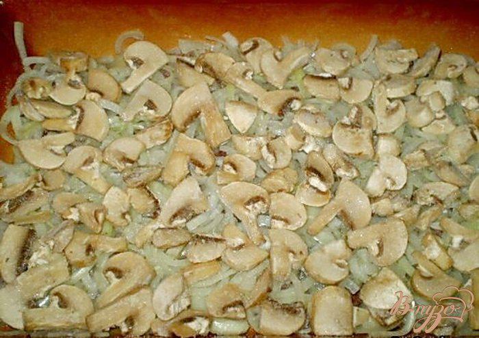 Фото приготовление рецепта: Картофель с мясом и грибами запеченный под сыром шаг №2