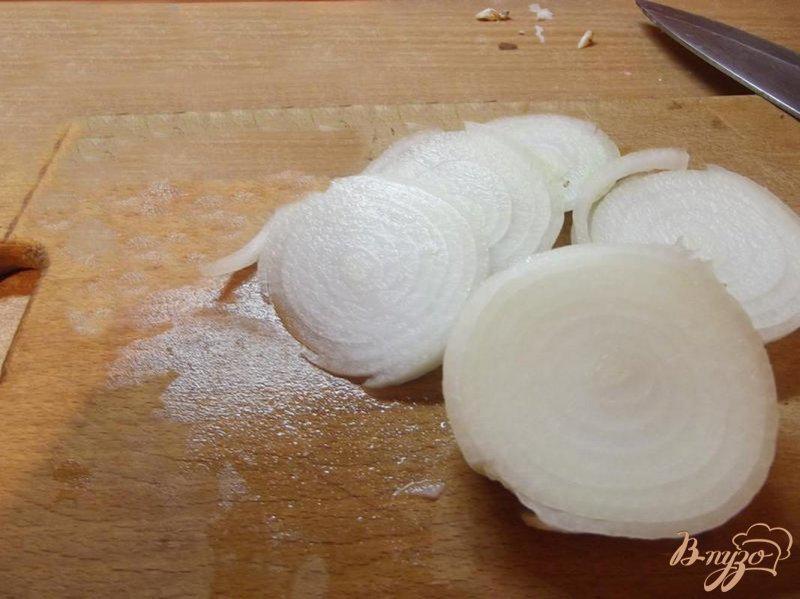 Фото приготовление рецепта: Куриная грудка фаршированная грибами шаг №3