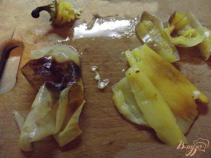 Фото приготовление рецепта: Салат с цветной капустой и болгарским перцем шаг №3