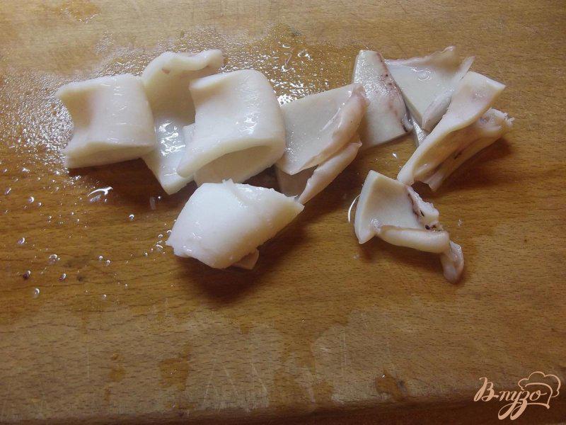 Фото приготовление рецепта: Тарталетки с пастой из кальмара шаг №6