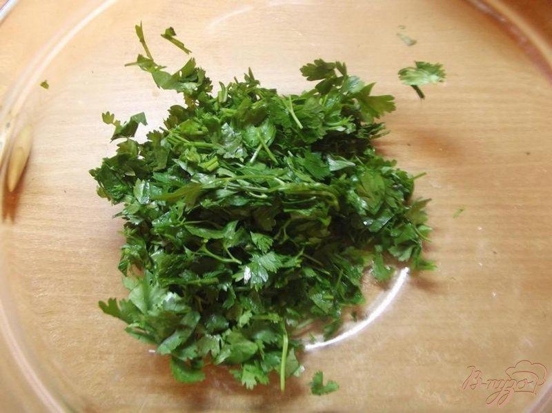 Фото приготовление рецепта: Зеленый салат шаг №2