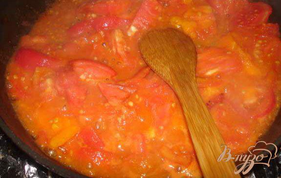 Фото приготовление рецепта: Томатный суп с клецками шаг №2