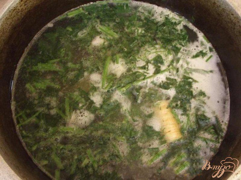Фото приготовление рецепта: Суп из барашка с сельдереем шаг №7