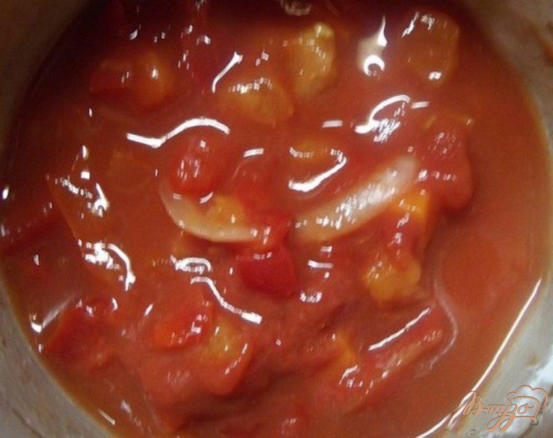 Фото приготовление рецепта: Макароны с соусом из овощей шаг №3