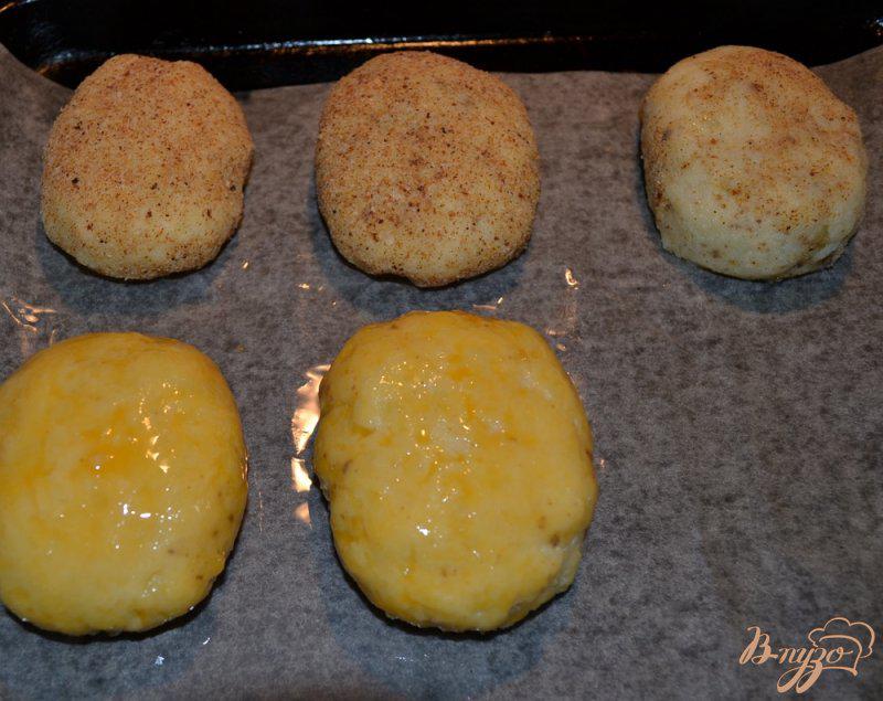 Фото приготовление рецепта: Картофельные зразы с печенью шаг №8