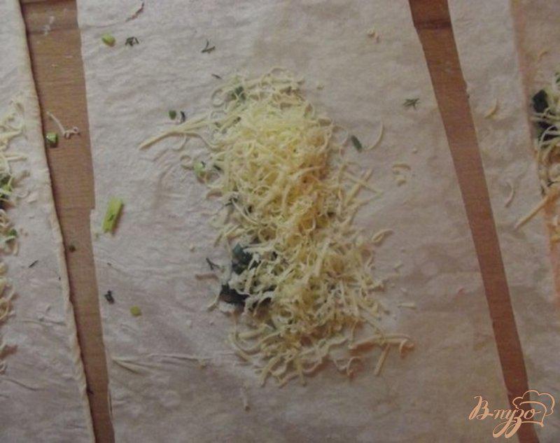 Фото приготовление рецепта: Лаваш с овощами и сыром шаг №5