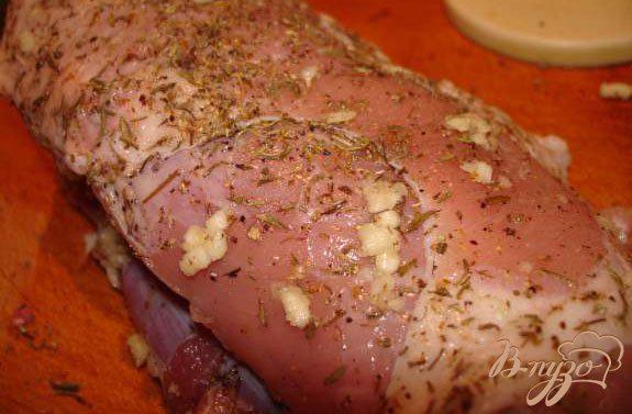 Фото приготовление рецепта: Запеченая свинина с вишней шаг №1