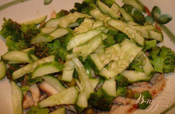 Фото приготовление рецепта: Салат с брокколи шаг №5