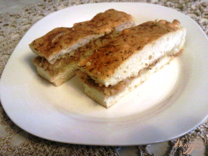 Фото приготовление рецепта: Пирог с капустой и оливками шаг №6