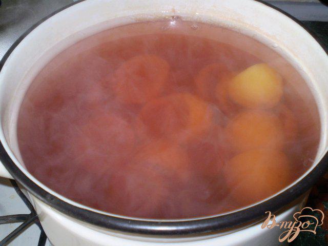 Фото приготовление рецепта: Лимонный компот с суданской розой шаг №3