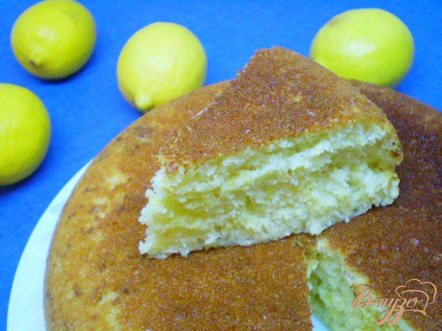 Фото приготовление рецепта: Лимонный пирог шаг №9