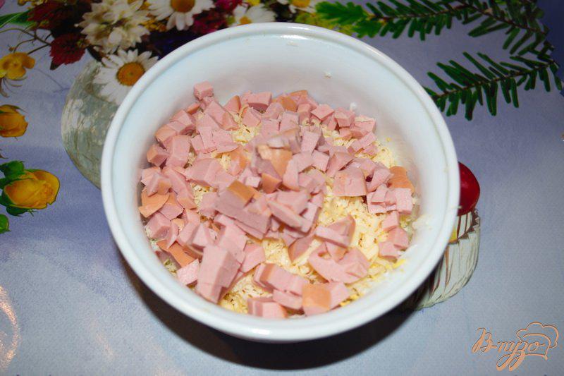 Фото приготовление рецепта: Банкетная закуска на огурцах шаг №3