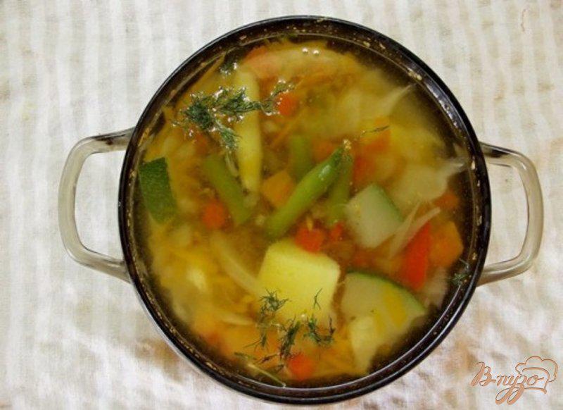 Фото приготовление рецепта: Суп из девяти овощей шаг №8