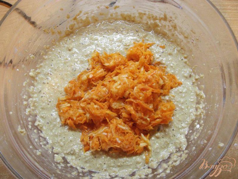 Фото приготовление рецепта: Кекс овсяно-морковный шаг №9