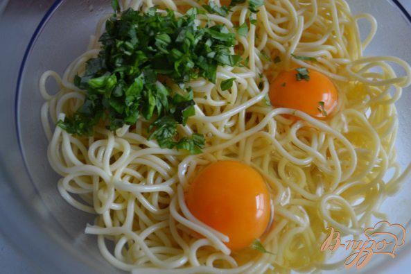 Фото приготовление рецепта: Закуска из спагетти шаг №1