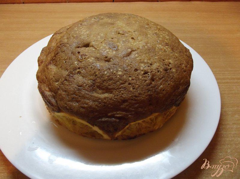 Фото приготовление рецепта: Апельсиновый пирог с кардамоном шаг №8