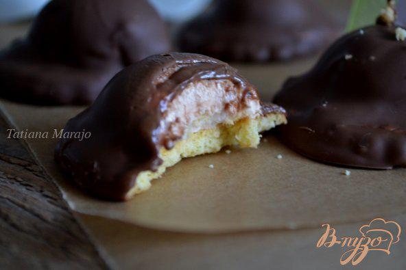 Фото приготовление рецепта: Печенье с маршмеллоу шаг №6