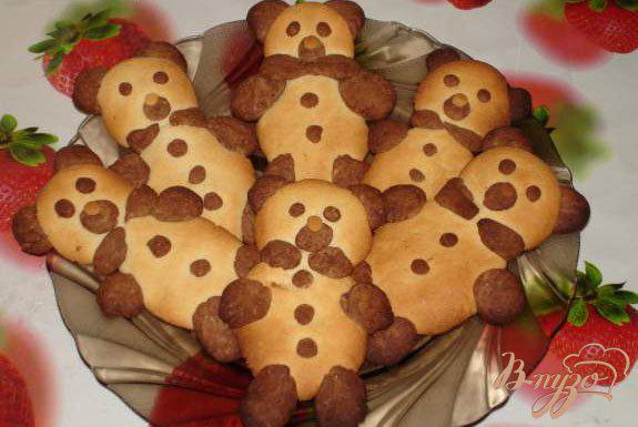 Фото приготовление рецепта: Печенье « Маша и медведь» шаг №7
