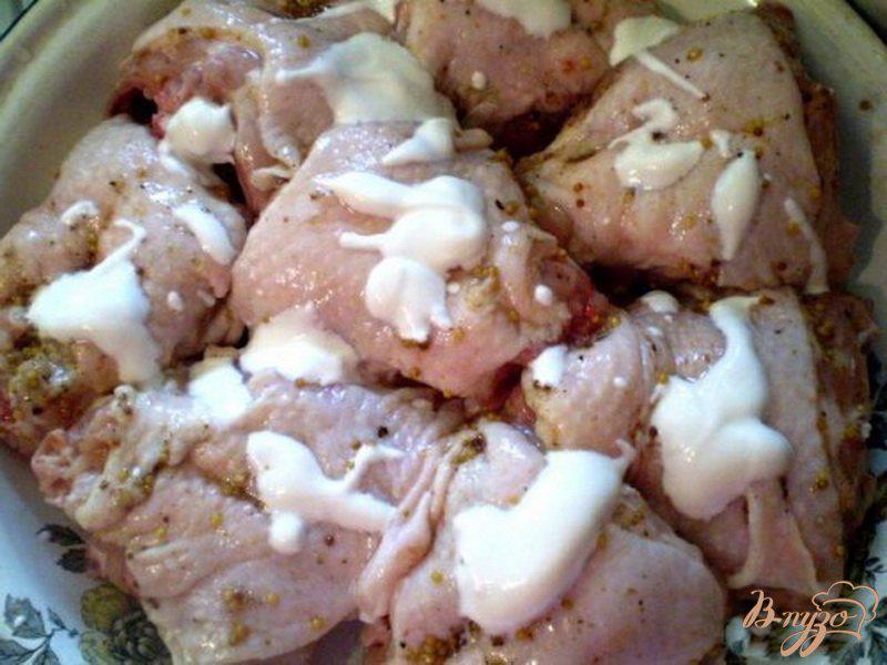 Фото приготовление рецепта: Куриные спинки с картофелем шаг №2