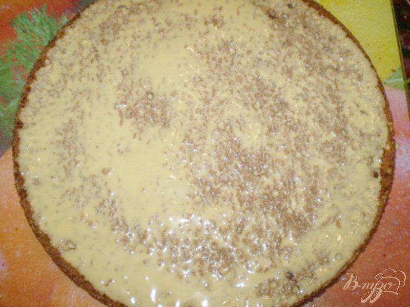 Фото приготовление рецепта: Пирог со сметанно-ванильной пропиткой шаг №5