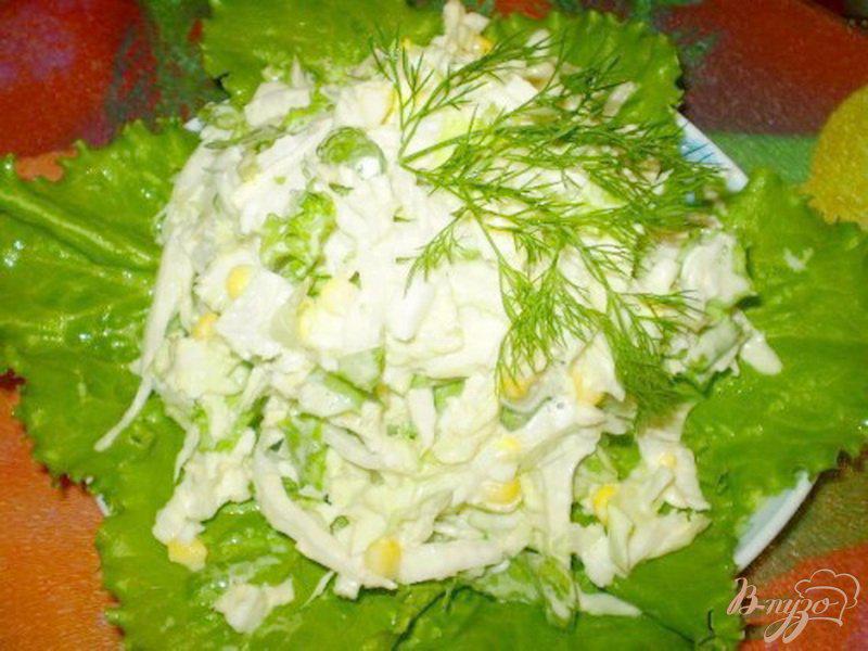 Фото приготовление рецепта: Салат из пекинской капусты шаг №5