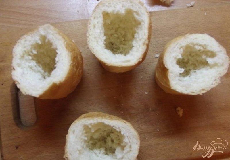 Фото приготовление рецепта: Закусочные пенечки с грибами шаг №2