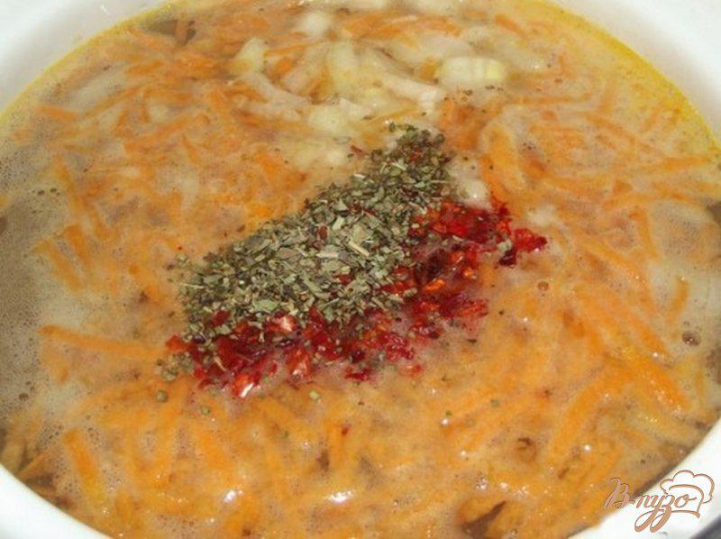 Фото приготовление рецепта: Суп из печени и овощей шаг №4