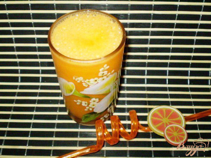 Фото приготовление рецепта: Сок тыквенно-морковно-апельсиновый шаг №4