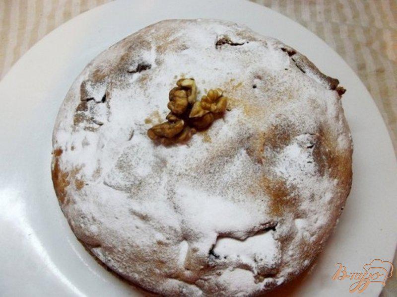 Фото приготовление рецепта: Ореховый пирог с пропиткой шаг №9