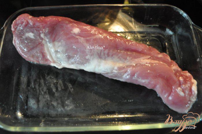 Фото приготовление рецепта: Свиная вырезка с халапеньо джемом шаг №1