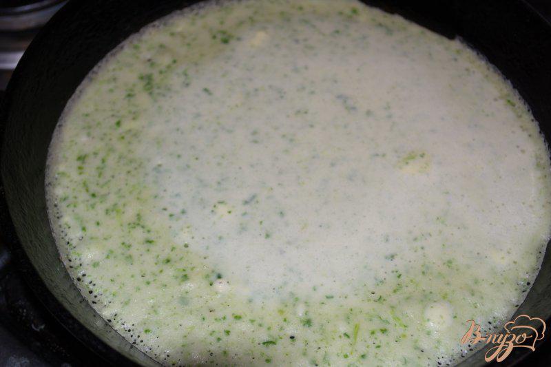 Фото приготовление рецепта: Блинчики со шпитаном , сыром и икрой шаг №4