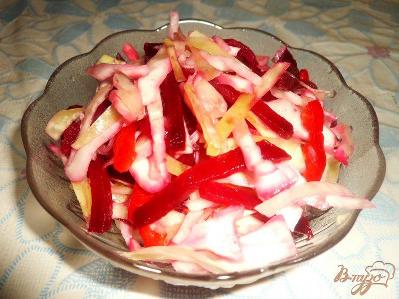 Фото приготовление рецепта: Капустный салат со свеклой шаг №5