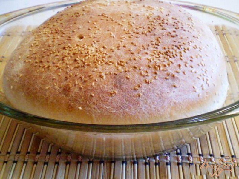 Фото приготовление рецепта: Хлеб на двух видах муки с паприкой и оливковым маслом шаг №6