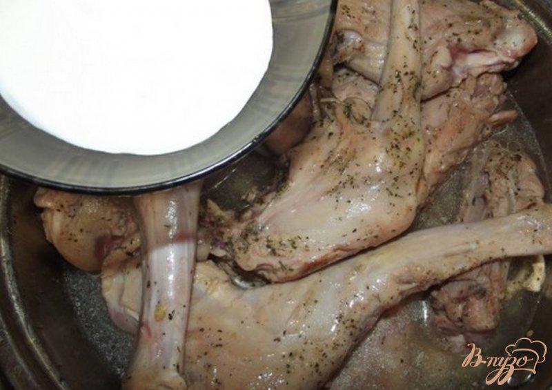 Фото приготовление рецепта: Козлик тушеный в сметане шаг №8