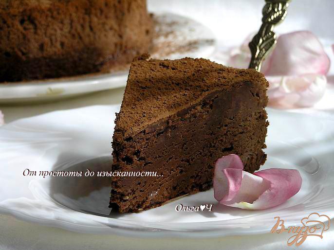 Фото приготовление рецепта: Трюфельный торт шаг №7