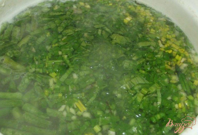 Фото приготовление рецепта: Зеленый диетический суп шаг №7