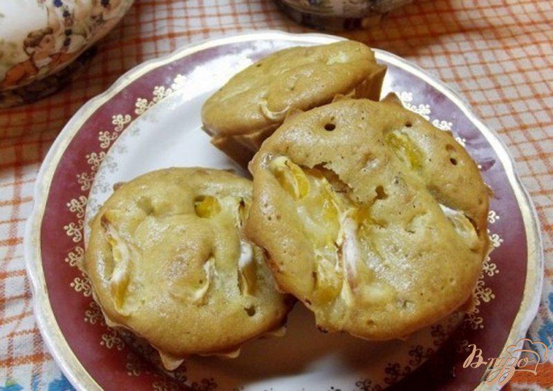 Фото приготовление рецепта: Кексы с мандаринами шаг №6