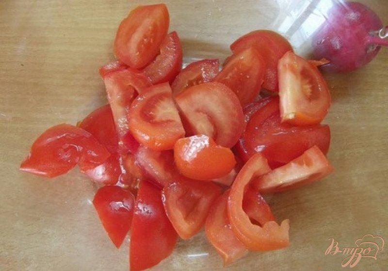 Фото приготовление рецепта: Салат овощной с оригинальным соусом шаг №1