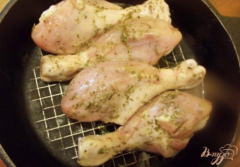 Фото приготовление рецепта: Куриные ножки в медово-лимонном маринаде шаг №5