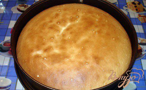 Фото приготовление рецепта: Нежный творожный торт с ананасами шаг №5